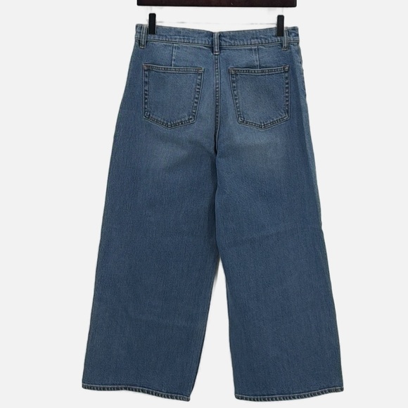 J. Crew Rayner Wide Leg High Rise Crop Length Jeans - Size 29 - Picture 4 of 9